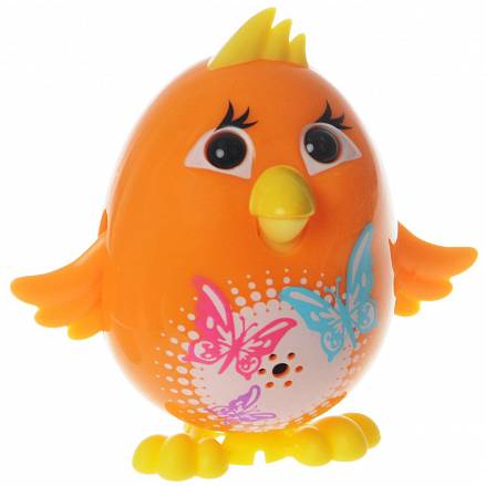 Интерактивная игрушка - Цыпленок с кольцом, оранжевый 